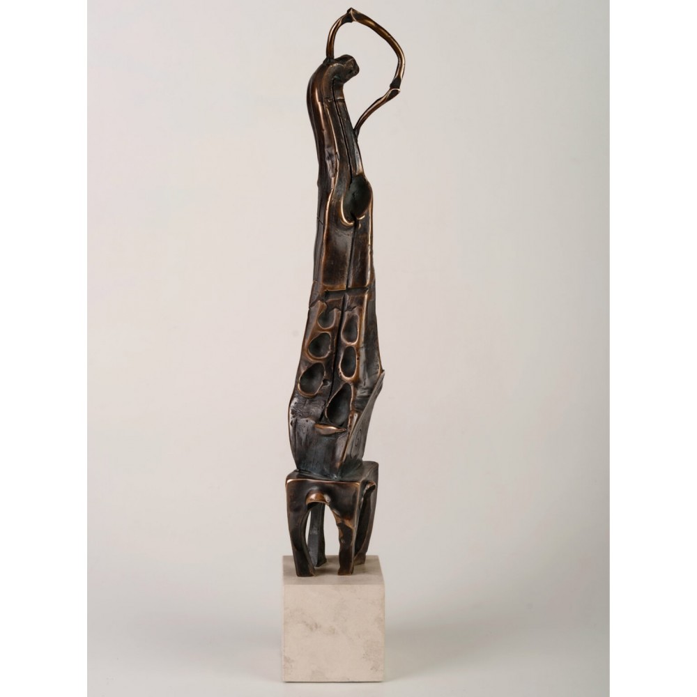 Iuda - sculptură în bronz, artist Liviu Bumbu